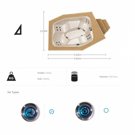 Гидромассажный cпа-бассейн Vortex Spas Ikon